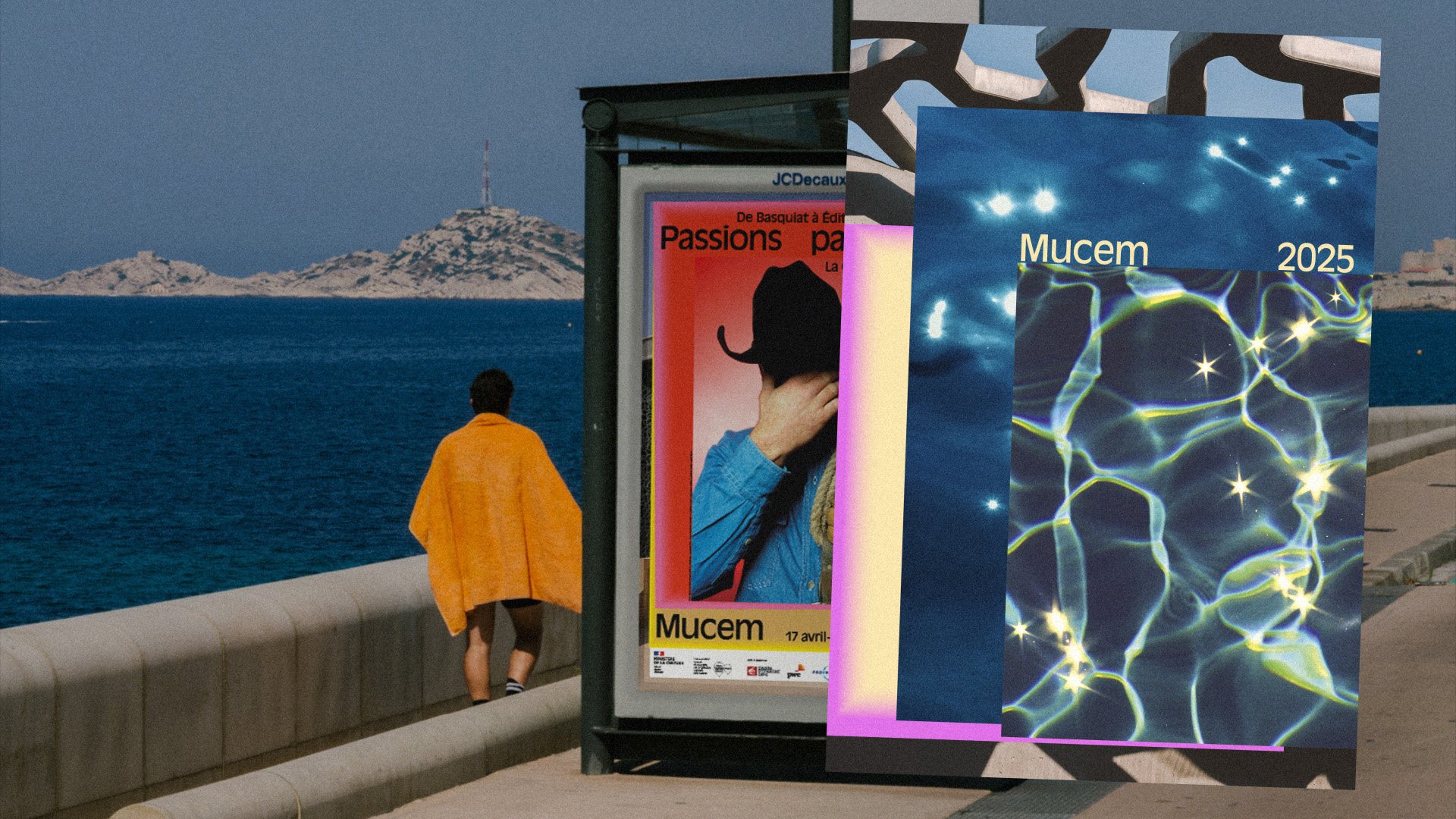 Mucem — composition d’affiches d’exposition, vue 02 — Les Graphiquants